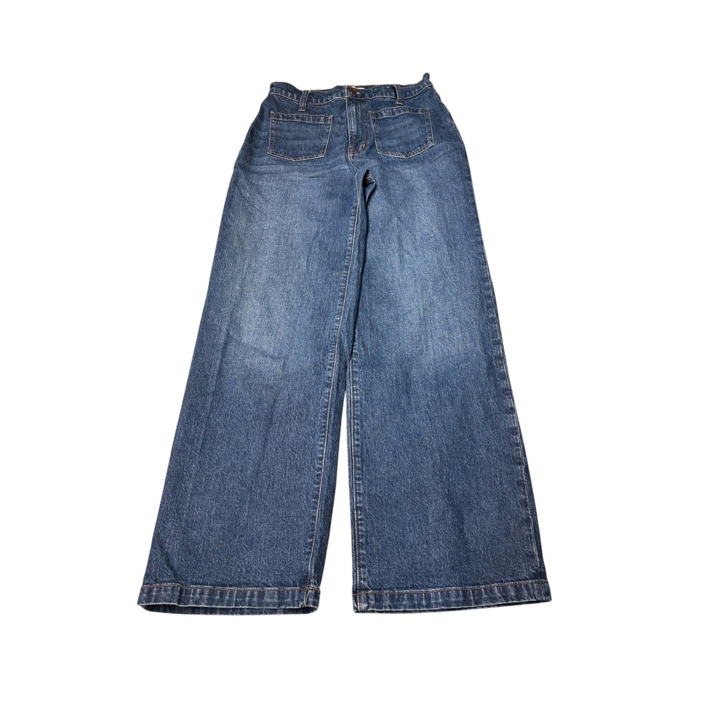 Madewell The Perfect Vintage Wide-Leg Jeans Blue DM6865 Womens Size 28X30